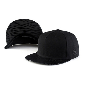 Nhà sản xuất đồng bằng mới tùy chỉnh Snap trở lại 5 Bảng điều khiển phẳng vành Snapback mũ - Product Image 2