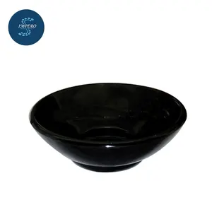schwarz rund schiff waschbecken Suppliers-Modernes rundes, hochwertiges Waschbecken aus gehärtetem Glas mit schwarzem Sockel