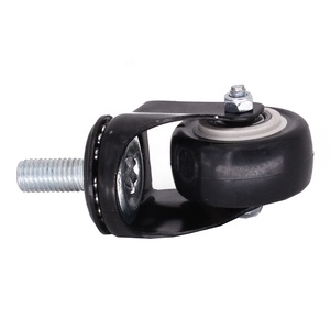 Roulette pivotante de meubles en PU/PVC de 1.5/2 pouces avec tige filetée de 40mm pour <span class=keywords><strong>table</strong></span> d'<span class=keywords><strong>application</strong></span> de meubles industriels - Product Image 4