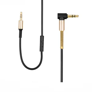 HOCO UPA02 1M AUX primavera altavoz Cable de Audio de 3,5mm