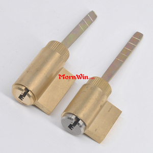 Cylindre de porte à serrure à prix d'usine, conception OEM, sécurité, cylindre en laiton de petite taille avec option sans clé et 3 clés, grade 1 <span class=keywords><strong>ANSI</strong></span> - Product Image 6