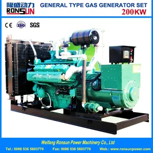 200KW madera gasificador generador