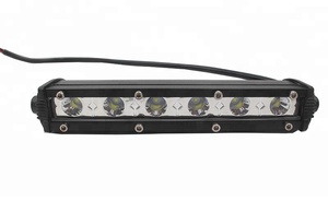 Barra Luminosa LED Super Luminosa e Sottile da 8,8 Pollici, 18W, Ambra, per Fuoristrada, Barra Luminosa LED Spot Gialla - Product Image 2