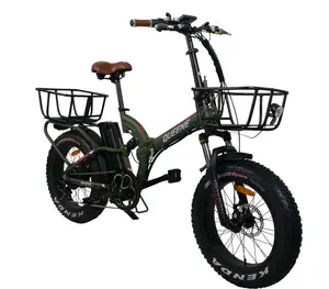 Queene/cruiser vélo gros pneu pliage e vélo/pantera vélo électrique pliant vélo électrique - Product Image 1