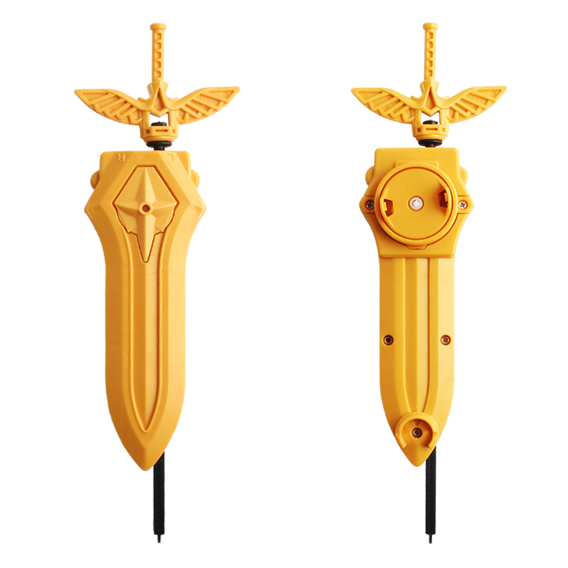 Аксессуары Bayblade Evolution Bayblade левая и правая пусковая установка желтые Beyblades игрушки пусковая установка