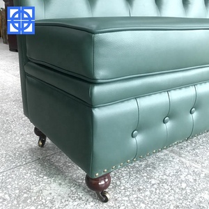 Francés personalizado KTV Karaoke <span class=keywords><strong>Bar</strong></span> muebles de cuero verde suave cómodo sofá Booth para restaurante con <span class=keywords><strong>el</strong></span> precio - Product Image 6