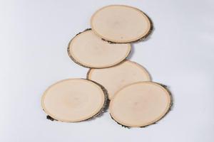 Trang Trí Nội Thất Đảng Trang Trí Thủ Công Mỹ Nghệ Ảnh Tùy Chỉnh In Poplar Đồng Bằng Lớn Hình Bầu Dục Gỗ Tự Nhiên Gỗ Cây Log Lát - Product Image 5