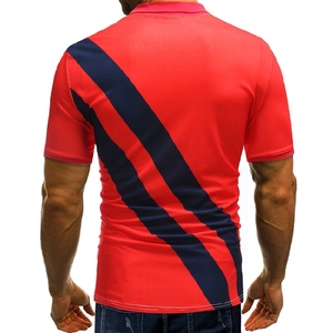 <span class=keywords><strong>Nuevo</strong></span> color sólido casuales de los hombres camisetas de gran tamaño de logotipo personalizado camisa de <span class=keywords><strong>polo</strong></span> - Product Image 5