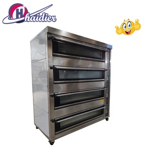 2019 Venta caliente Europa CE Certificado <span class=keywords><strong>Horno</strong></span> eléctrico de cubierta 3 cubiertas <span class=keywords><strong>Horno</strong></span> de pizza - Product Image 1