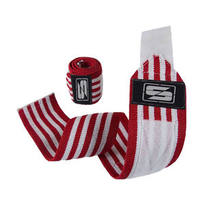 Muñequeras de entrenamiento de gimnasio de algodón Unisex logotipo personalizado impresión antideslizante soportes de levantamiento de pesas EQUIPO DE SEGURIDAD DE Fitness - Product Image 6