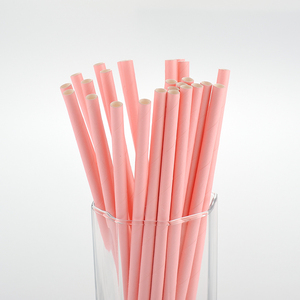 Venta caliente de grado de alimentos biodegradable de té de burbuja de pajitas de papel pajas de beber - Product Image 1