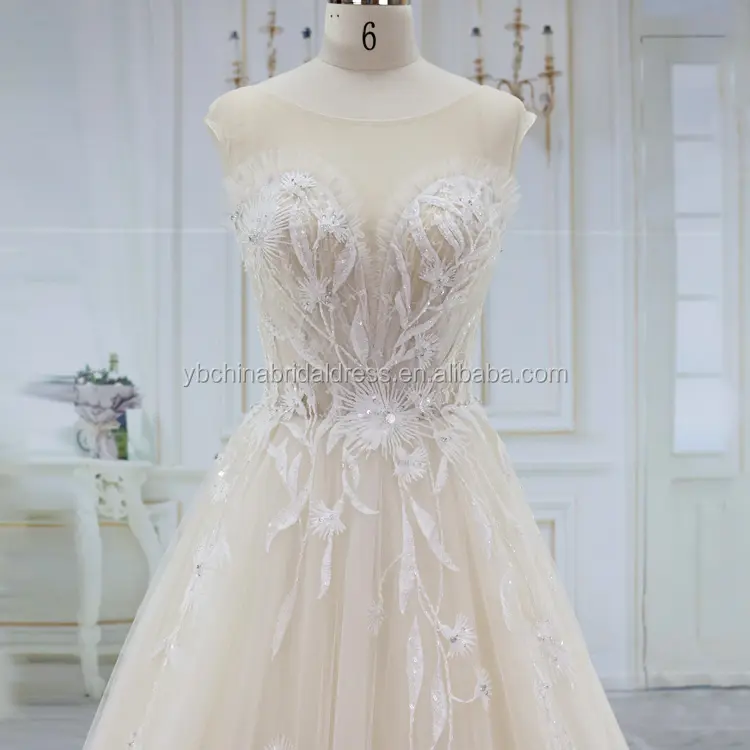 High quality manufacture wedding dress ball gown bridal