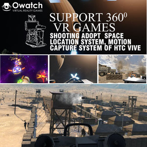 Promoción de Navidad nuevo <span class=keywords><strong>htc</strong></span> <span class=keywords><strong>vive</strong></span> vr de estación RV interactiva Gatling juego de disparos de la máquina - Product Image 3