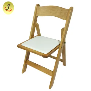 बिक्री के लिए इस्तेमाल किया वेडिंग पार्टी लकड़ी तह कुर्सी JC-H14