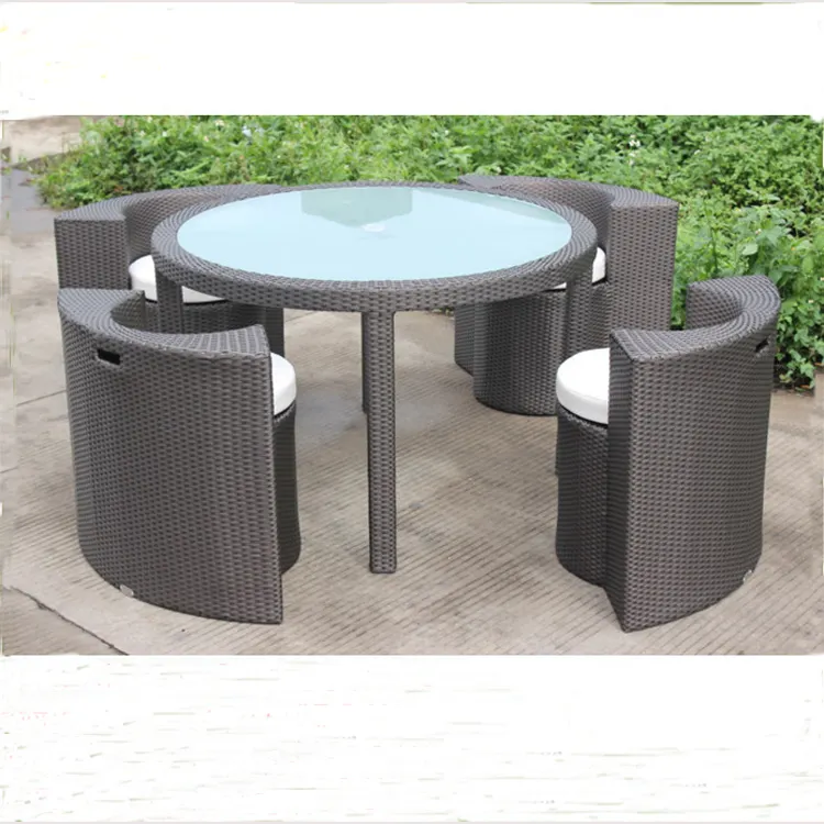 Outdoor Tuin Sectionele Outdoor Bureau-Stoel Bespaar Ruimte Tafels En Stoelen