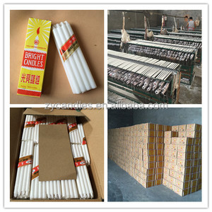 Barato palo de cera de parafina de hogar vela blanca venta al por mayor <span class=keywords><strong>en</strong></span> la fábrica de china - Product Image 6