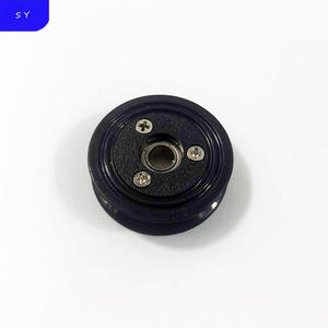 CR1001-B03 di plastica flangia rotonda puleggia a cinghia con diametro del foro di 10mm per la guida del filo su misura per il supporto OEM - Product Image 5