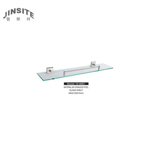 Étagère de salle de bain moderne <span class=keywords><strong>en</strong></span> verre d'angle à deux niveaux, écologique et durable, pour usage hôtelier - Product Image 4