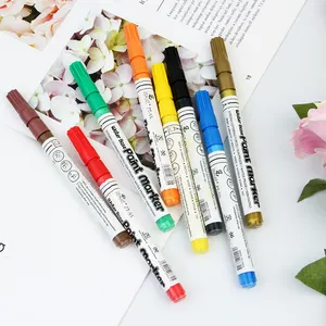 Bút Đánh Dấu Acrylic Bút Đánh Dấu Sơn Posca Điểm Trung Bình Gốc Nước Bút Đánh Dấu Bút Acrylic Vĩnh Viễn Nhật Bản 12/18/24/28 Một Bộ