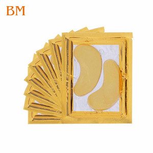 Parches de Ojos Naturales para Hombres y Mujeres, Parches Hidratantes Antiedad, Solución de Colágeno, Mascarilla de Ojos de Oro de 24K - Product Image 1