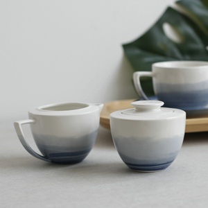 Mejor calidad <span class=keywords><strong>gracia</strong></span> diseño gris cristal japonés Café cerámica juego de té - Product Image 2