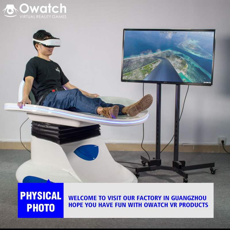 Dernière Conception de Réalité Virtuelle simulateur De Mouvement 9D VR Surf VR Glisser avec Expérience Passionnante