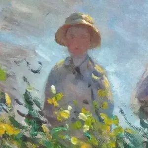 Riproduzioni di <span class=keywords><strong>Famosi</strong></span> Dipinti: La Passeggiata con Donna sotto un Ombrellone di Claude Oscar Monet, con Cornice - Product Image 6