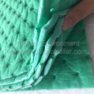 Bantalan perlindungan bahan kimia hijau Polipropilena 100%/tikar/gulungan <span class=keywords><strong>Universal</strong></span> industri - Product Image 3