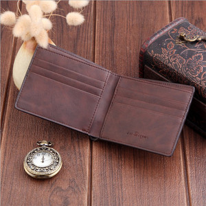 Top Vintage <span class=keywords><strong>portafoglio</strong></span> uomo corto sottile borse maschili <span class=keywords><strong>portafoglio</strong></span> in pelle - Product Image 4