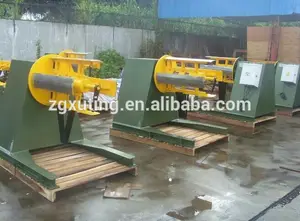 Heavy Duty Verstelbare Stalen Strip Uncoiler Machine Decoiler Straightener Feeder