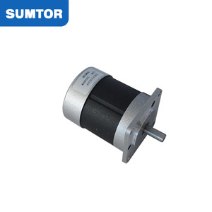 125w potencia nominal 5.2A nema actual 23 precio barato redondo del motor y brida cuadrada bldc 24vdc montaje del motor sin esco - Product Image 3