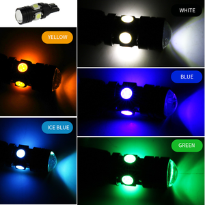 Ampoules de <span class=keywords><strong>voiture</strong></span> T10 LED W5W 196 168 LED Auto Lamp <span class=keywords><strong>12V</strong></span> <span class=keywords><strong>20W</strong></span> avec lentille de projecteur Accessoires d'intérieur Ornements - Product Image 6