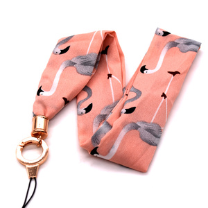Customized Promotional Competitive Price Polyester Ribbon Neck Lanyard