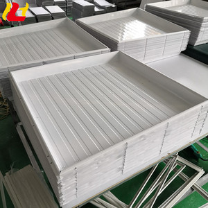 2019 trong nhà trang trí kim loại lưới tản nhiệt thay thế trần 6000-6500K không nhấp nháy 595x595mm 120W 96W 48W 36W <span class=keywords><strong>LED</strong></span> ống kính bảng điều chỉnh ánh sáng - Product Image 6