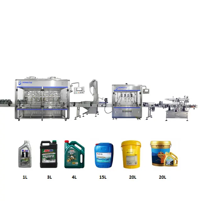 Engrenagem automática/lubrificante/para motor/em lubo/em garrafa de óleo do motor máquina de enchimento de linha de enchimento