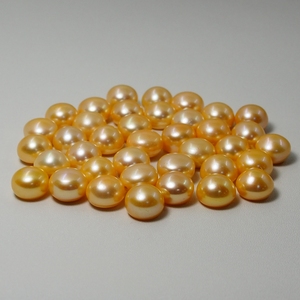 6.5-7ธรรมชาติวัฒนธรรมน้ำจืดรอบย้อมจีนโกลเด้นหลวมมุก - Product Image 4