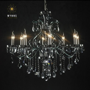 Luce antica <span class=keywords><strong>Bohemia</strong></span> lampadario di cristallo rosso lampada a sospensione classico stile Maria Theresa per la decorazione della stanza di casa - Product Image 2