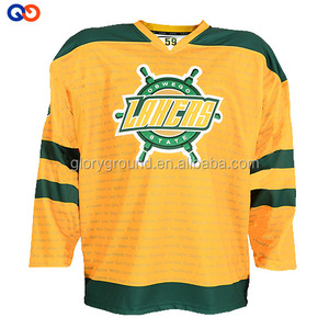 Ball wear custom half and half ice hockey jerseys - Product Image 1