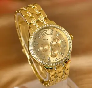 2019 китайский поставщик ODM и OEM 3atm водонепроницаемые японские кварцевые часы movt с обратной стороной из нержавеющей стали, золотые наручные часы Женева