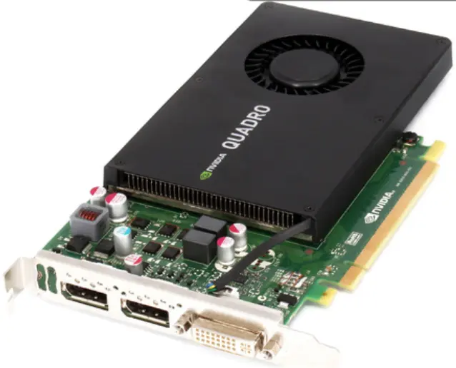 00FC810 SV10F62112 עבור Lenovo Nvidia Quadro K2200 4GB GDDR5 PCIe x16 DVI DP גרפיקה וידאו כרטיס