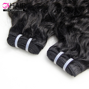 GS-extensiones de cabello <span class=keywords><strong>ondulado</strong></span> para mujeres negras, extensiones de cabello humano brasileño con ondas al agua, muestra gratis, venta al por mayor - Product Image 3