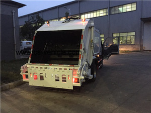 LHD/Rhd <span class=keywords><strong>Dongfeng</strong></span> 5m3 8m3 <span class=keywords><strong>10cbm</strong></span> 12m3 Phía Sau Tải Máy Đầm Xe Tải Chở Rác Giá - Product Image 5