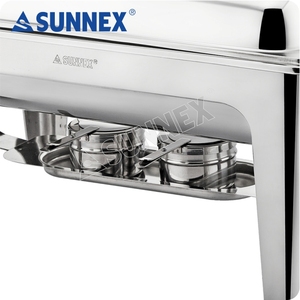 Suministros para Restaurantes y Hoteles Sunnex, Bandejas Gastronorm, Bandeja Calentadora para Buffet, Calentador de Alimentos para Fiestas, Equipo de Catering - Product Image 3