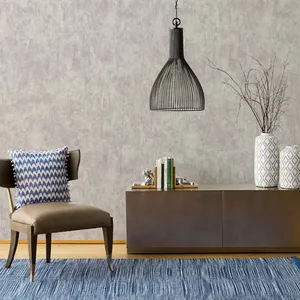 MESSINA 系列现代室内装饰简单平原家居墙纸 PVC 装饰纯色壁纸