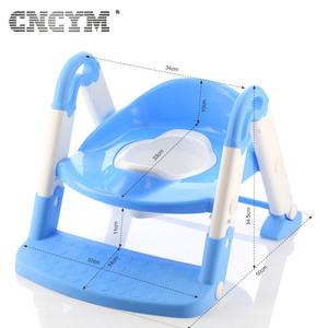 Nouveau Design portable en plastique <span class=keywords><strong>autoportant</strong></span> toilettes enfants pot bébé avec échelle - Product Image 2
