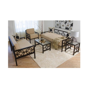 Kim loại đồ nội thất phòng khách bộ sofa sofa-độ sâu văng bàn cà phê và kết thúc bảng - Product Image 1