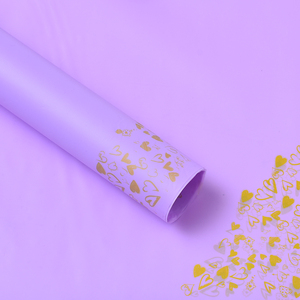 PP-HSZ-ZJA étanche fleuristes emballage imprimé coloré décoré en plastique <span class=keywords><strong>cellophane</strong></span> <span class=keywords><strong>papier</strong></span> d'emballage pour fleurs cadeau - Product Image 2