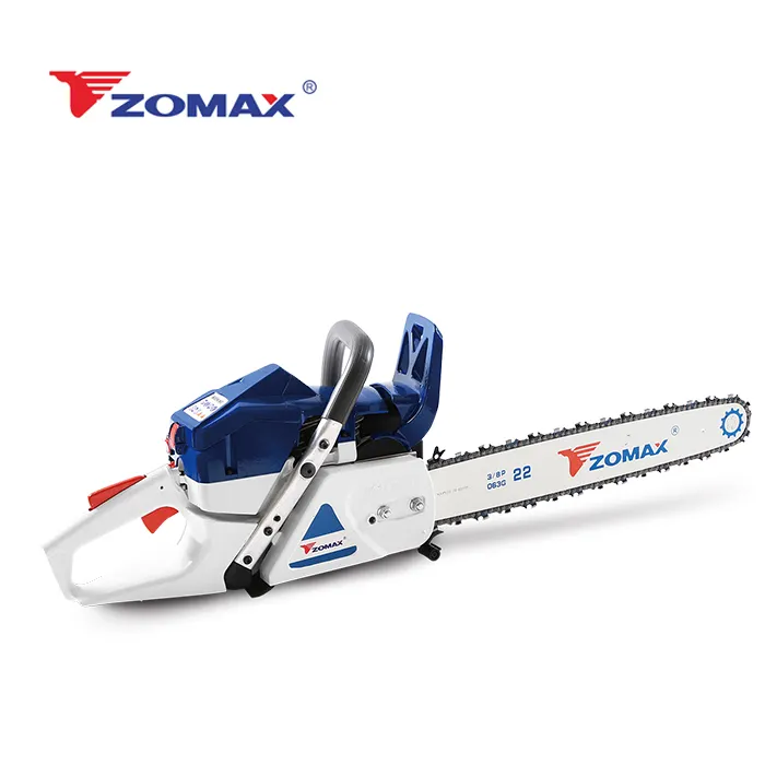 ZOMAX बड़ी शक्ति 75cc पेट्रोल Chainsaw 28 इंच बार ब्लेड पेड़ काटने की मशीन EU2