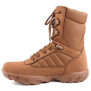 Scarpone leggero in pelle in microfibra Anti-scivoloso allenamento tattico e scarpone da trekking all'aperto per inverno estate primavera - Product Image 3