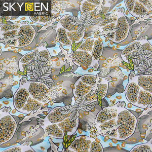 Skygen de encargo al por mayor de tejido liso de <span class=keywords><strong>Granada</strong></span> 100 algodón tejido hermosa tela de la ropa casual vestidos - Product Image 1